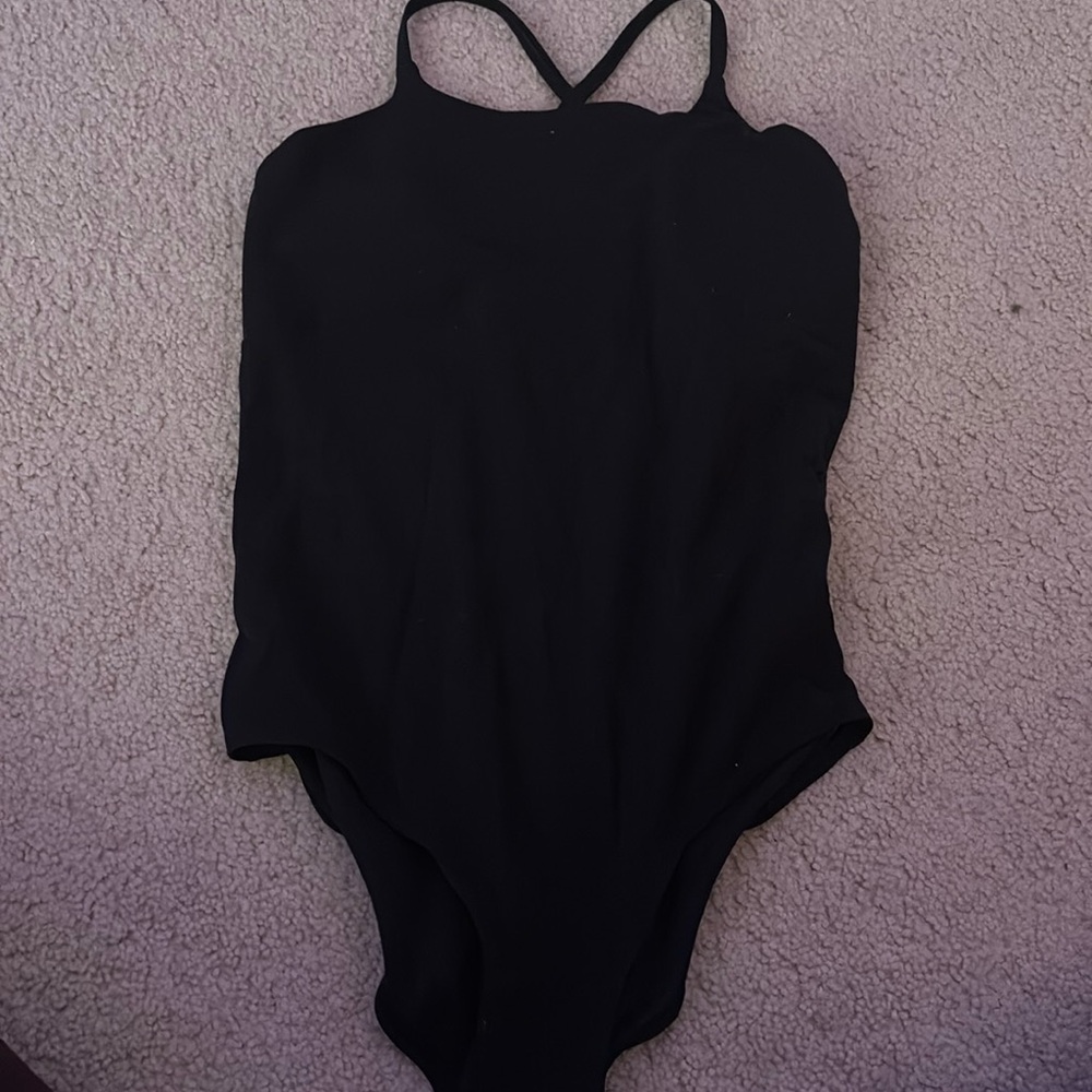 Black Athleta dance leotard